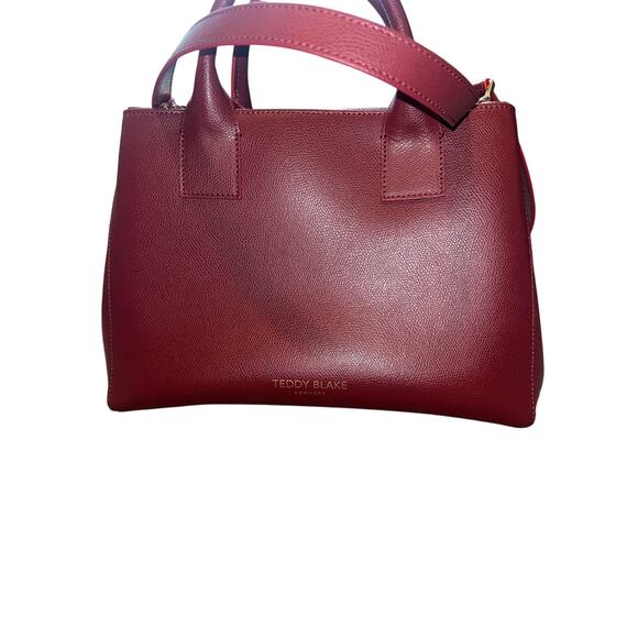 Teddy Blake-Bella Palmelatto- Red Purse Bag- 12” dark red - Picture 1 of 6